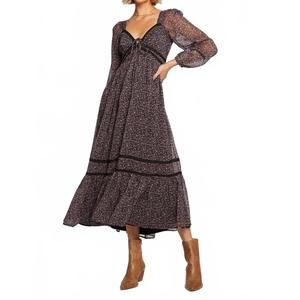 Saltwater LUXE Black Floral Maxi Dress